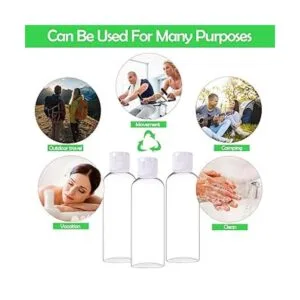 YsesoAi 25 botellas vacías de plástico transparente de 2_6