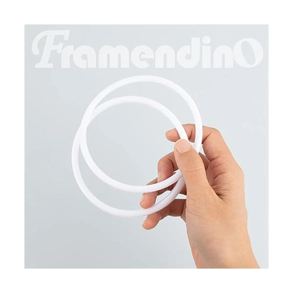 Framendino Paquete de 30 anillos de plástico atrapasueños_3