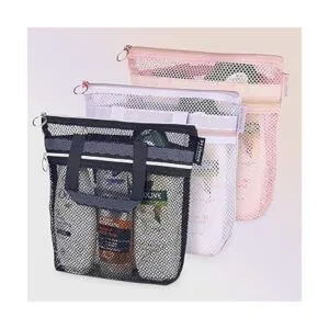 Organizador de ducha de malla de 10.2 x 9.9 pulgadas_5