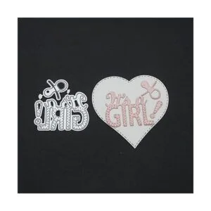 Troqueles de corte de huellas de bebé troqueles de letras_3