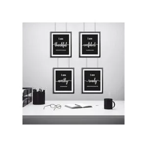 9 piezas inspiradoras motivadoras arte de pared para_6