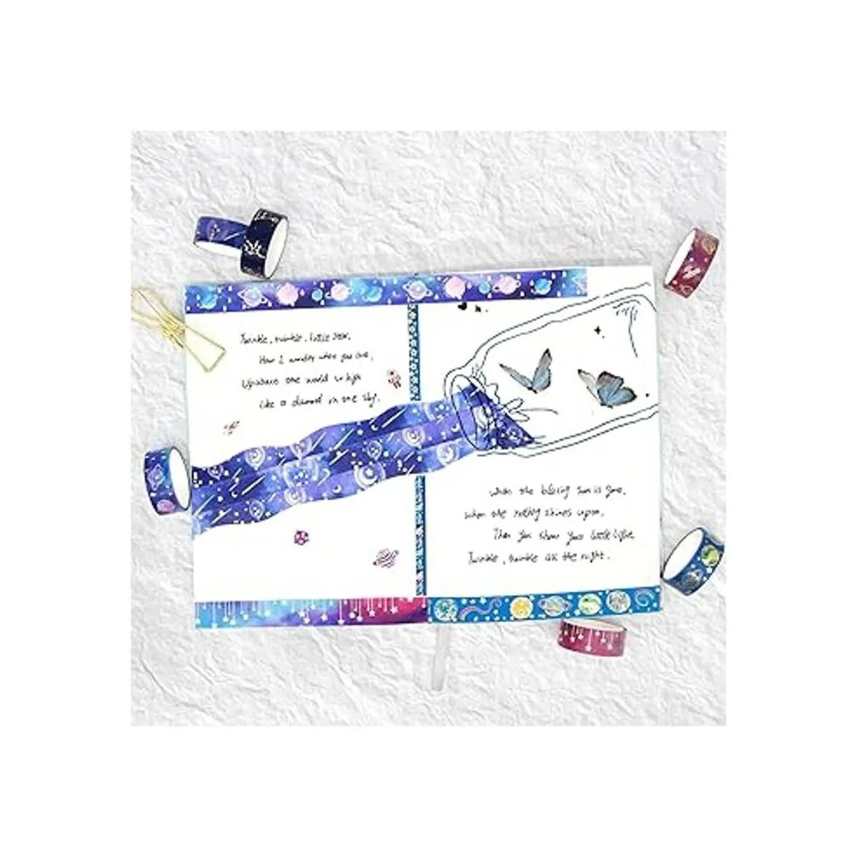 Juego de 24 rollos de cinta Washi Cinta adhesiva_5