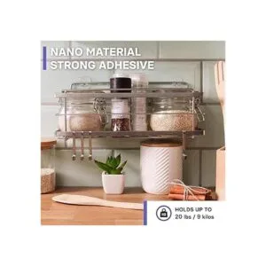 KINCMAX Paquete de 2 adhesivos de pared fuertes y_4
