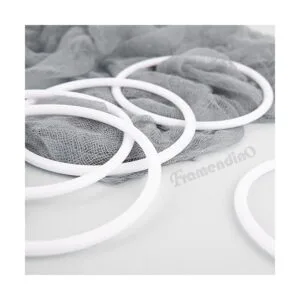 Framendino Paquete de 30 anillos de plástico atrapasueños_5