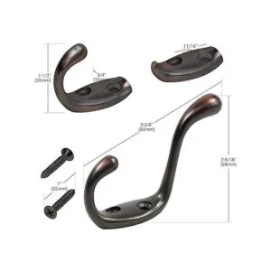 2 Pack Rok hardware Heavy Duty Oilrubbed Bronze Home_2