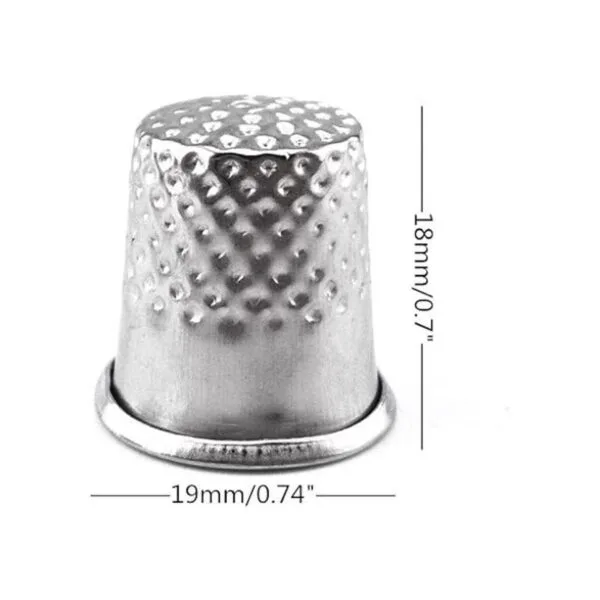 honbay 50pcs Plata Costura Quilting metal Thimbles_3