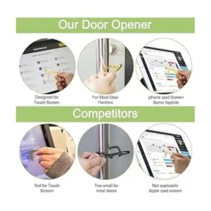 Práctico abridor de puerta sin contacto herramienta de_7