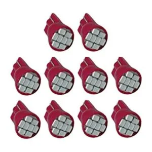 jtech 10 x T10 8SMD LED rojo Coche Luces foco W5 W 147_1