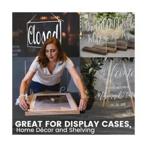 Paquete de 2 láminas de plexiglás de acrílico transparente_7