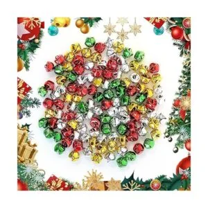 100 cascabeles de Navidad de 1 pulgada 4 colores_3