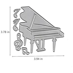 Troqueles de corte de piano troqueles de notas musicales_2