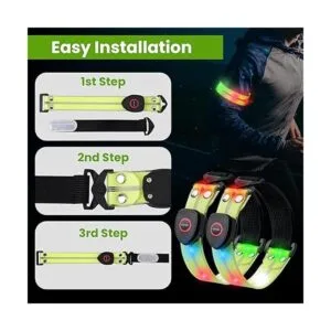 Taximi Luces de correr para corredores brazalete LED_5