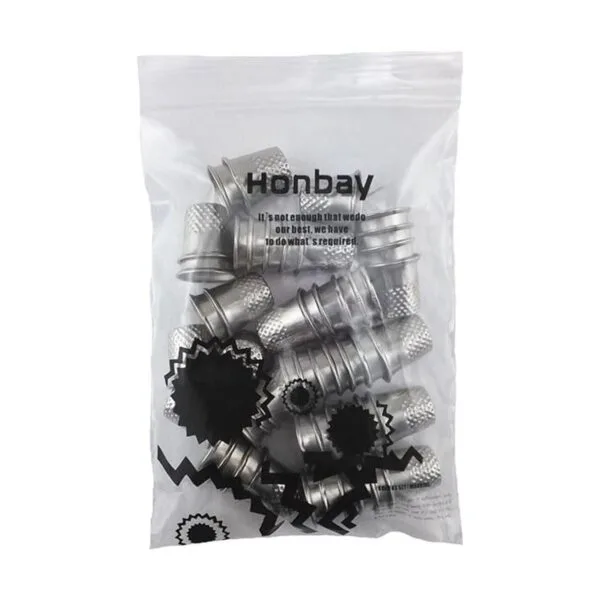 honbay 50pcs Plata Costura Quilting metal Thimbles_6
