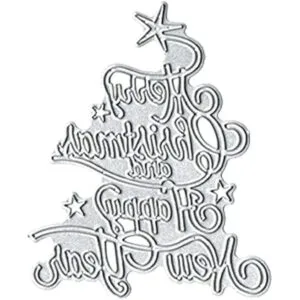 Troqueles de metal para árbol de Navidad troqueles de_7