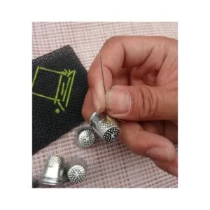 honbay 50pcs Plata Costura Quilting metal Thimbles_5