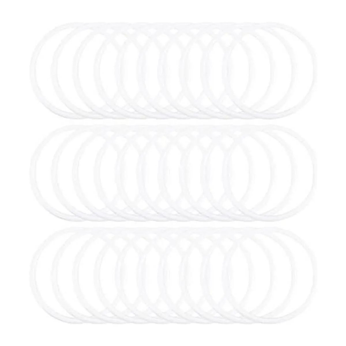 Framendino Paquete de 30 anillos de plástico atrapasueños_1