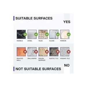 KINCMAX Paquete de 2 adhesivos de pared fuertes y_7