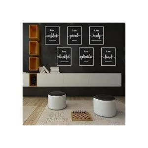 9 piezas inspiradoras motivadoras arte de pared para_4