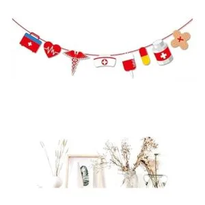 Morndew Doctor Enfermera Cap Diseño Corazón Gabinete_2