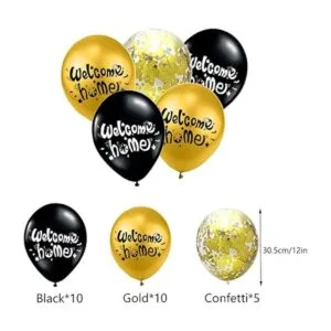 JumDaQ Juego de globos de bienvenida para el hogar globos_3