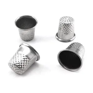 honbay 50pcs Plata Costura Quilting metal Thimbles_4