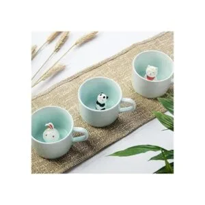 Taza de café ZaH 10 onzas diseño con animal 3D en el_2