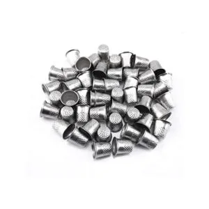 honbay 50pcs Plata Costura Quilting metal Thimbles_1