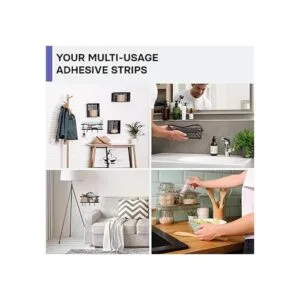 KINCMAX Paquete de 2 adhesivos de pared fuertes y_6