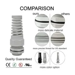 LeMotech 5 piezas NPT 12 pulgadas IP68 impermeable para_4