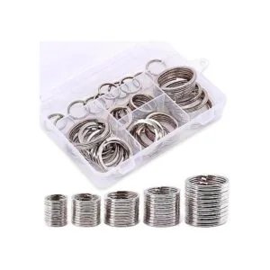 Swpeet 60 llaveros de metal multiusos para llaves de_1