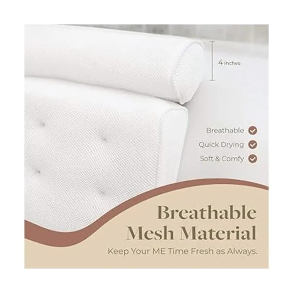 IndulgeMe Almohada de baño de lujo para bañera con_4
