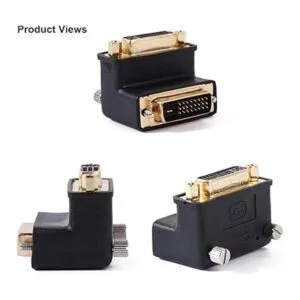 DTECH Adaptador DVI de 90 grados DVII hembra a DVID macho_4