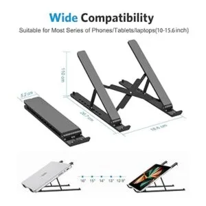 OMOTON Soporte para laptop soporte ergonómico de 8_4