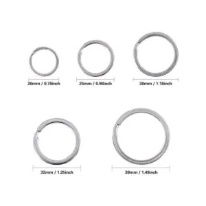 Swpeet 60 llaveros de metal multiusos para llaves de_2