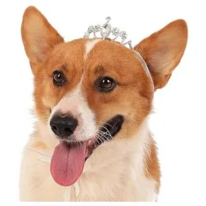 Lovelyshop Corona de tiara para perros y gatos con_2