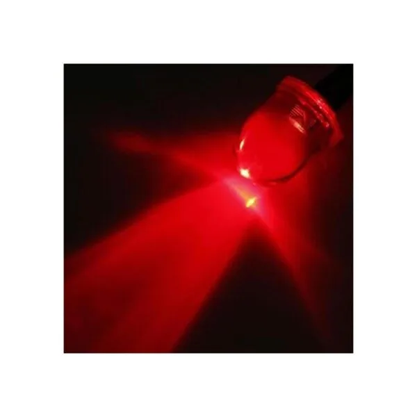 Uxcell 5 piezas de 0.394 in con cable LED rojo DC36 V_4