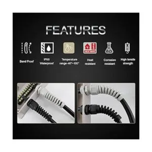 LeMotech 5 piezas NPT 12 pulgadas IP68 impermeable para_2