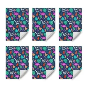 Geluode Aloha Papel de regalo de flamenco para todas las_3