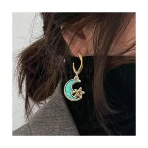 24pcs esmalte Luna Star Charms Celestial Charms Colgantes_5