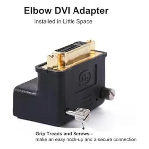 DTECH Adaptador DVI de 90 grados DVII hembra a DVID macho_6