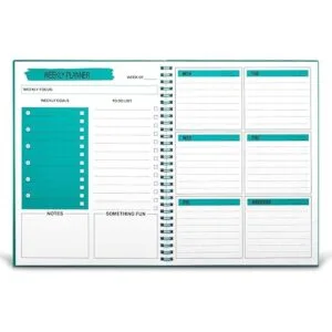 UtyTrees Agenda semanal sin fecha cuaderno A5 de lista de_1