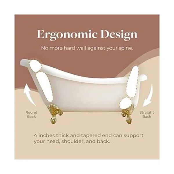 IndulgeMe Almohada de baño de lujo para bañera con_3