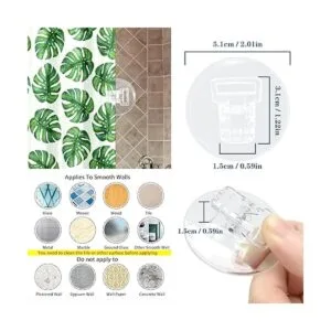 Paquete de 4 clips para cortina de ducha protector contra_4