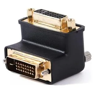 DTECH Adaptador DVI de 90 grados DVII hembra a DVID macho_1