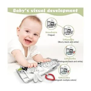 Crinkle Soft Libros para bebés de 0 a 6 meses libro de_2