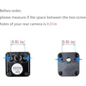 Universal Car Rear View Camera License Plate BracketDash_5