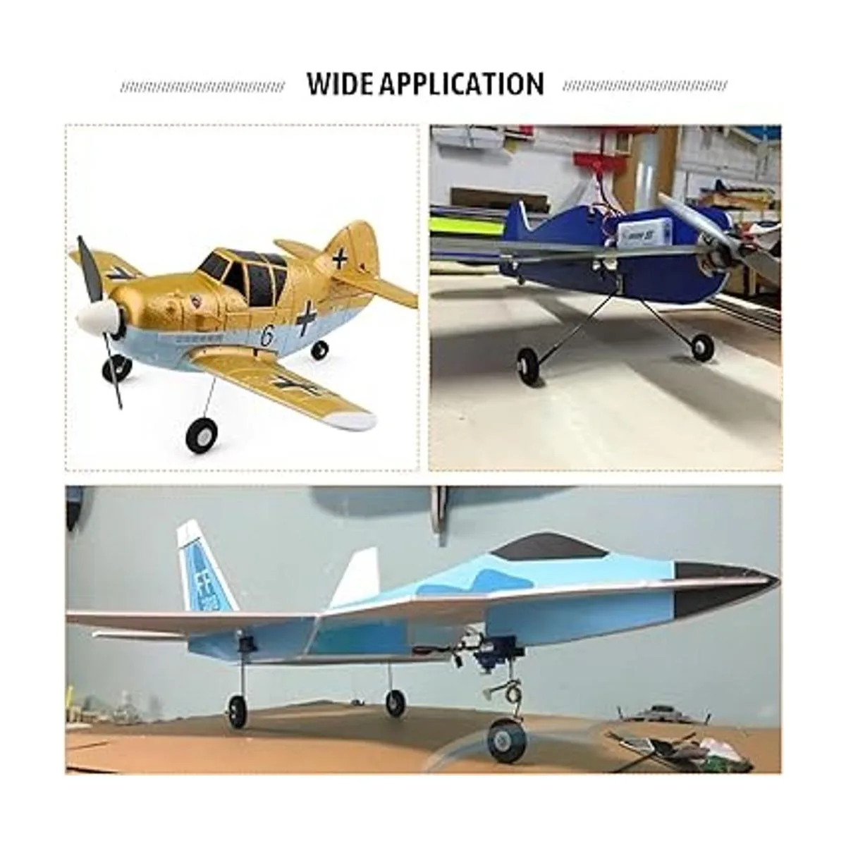 MroMax RC Airplane Wheels 1.97 Dia4Pcs Foam Wheel_5