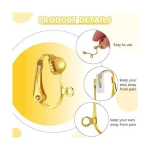 Convertidor de aretes con clip de 18 piezas con_4