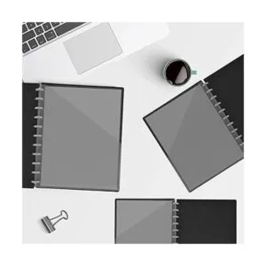 Libreta discbound gris con disco de doble bolsillo_6
