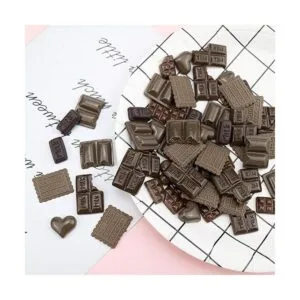 60 piezas de imitación de resina de chocolate con parte_3